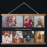 Design Your Own 7 Photo Collage Hanging Tapestry<br><div class="desc">Customize your photography. You can make this custom product for special occasions like weddings,  birthdays,  Christmas,  Holidays,  Memorials,  Graduation,  Anniversaries and more. It can also be given as a gift to your best friend,  close friend,  family,  and relatives.</div>