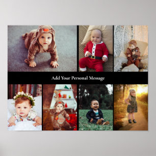 Design Your Own 7 Photo Collage Poster