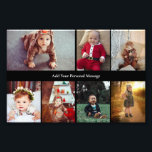 Design Your Own 7 Photo Collage Print<br><div class="desc">Customize your photography. You can make this custom product for special occasions like weddings,  birthdays,  Christmas,  Holidays,  Memorials,  Graduation,  Anniversaries and more. It can also be given as a gift to your best friend,  close friend,  family,  and relatives.</div>