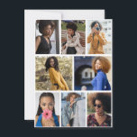 Design Your Own 8 Photo Collage Card<br><div class="desc">Customize your own personal photography. You can make this custom product for special occasions like weddings,  birthdays,  Christmas,  Holidays,  Memorials,  Graduation,  Anniversaries and more. It can also be given as a gift to your best friend,  close friend,  family,  and relatives.</div>