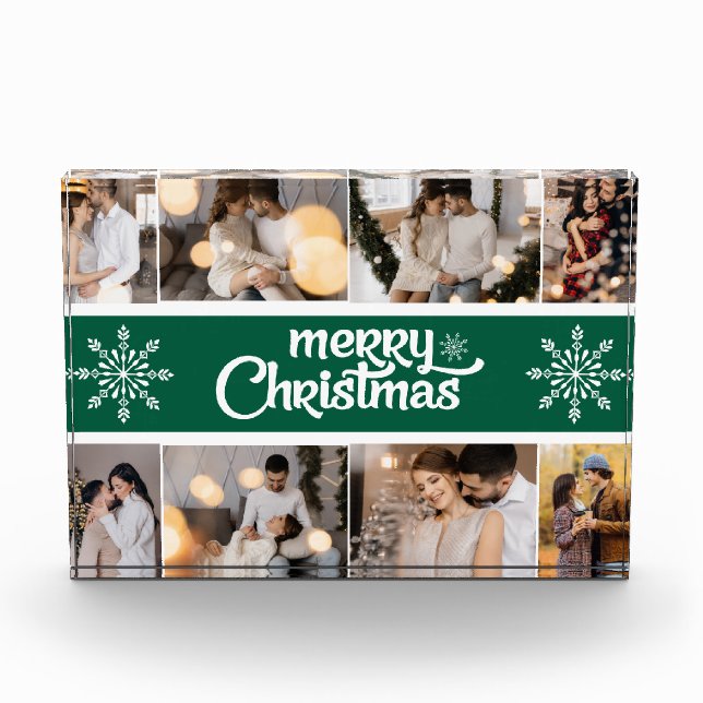 Design Your Own 8 Photo Collage Christmas Holiday (Front)