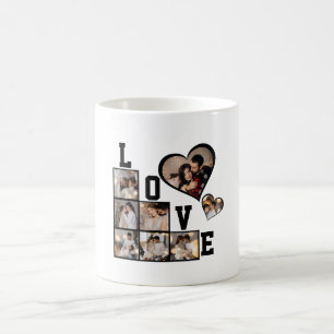 Design Your Own 8 Photo Collage Coffee Mug