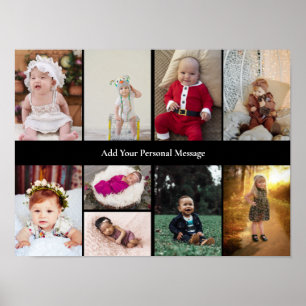 Design Your Own 9 Photo Collage Poster