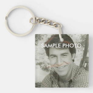 Design Your Own Add Your Photo Keychain