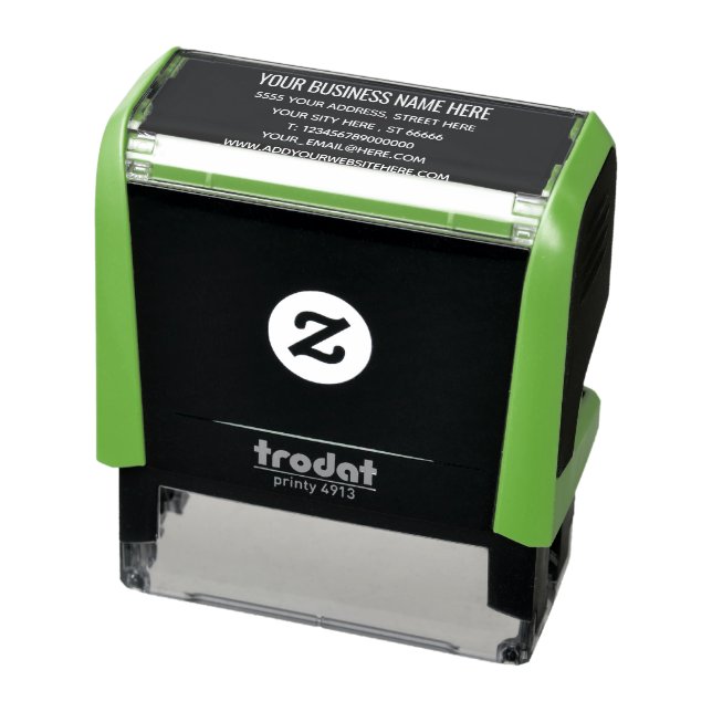 Design Your Own Address Colour Stamp Example (Product)
