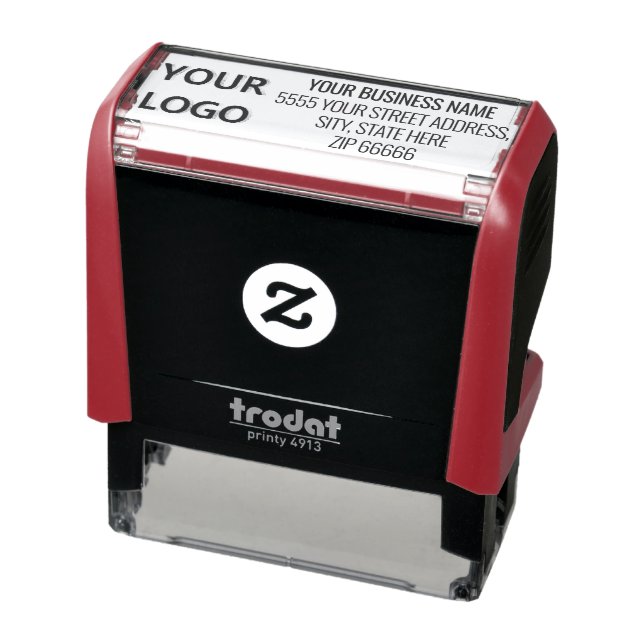 Design Your Own Address Self-inking Stamp Template (Product)