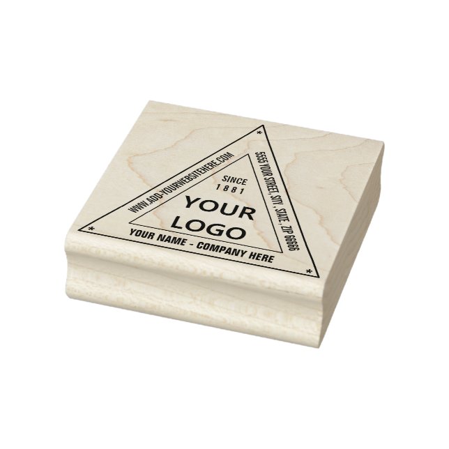 Design Your Own Address Triangle Rubber Stamp (Stamp)