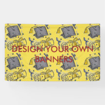 Design your own banners for GRADUATION PARTIES, ET