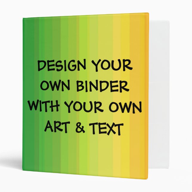 DESIGN YOUR OWN BINDER (Front/Inside)