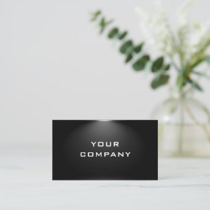 Design Your Own Black Business Card Template