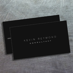 Design your own black pro standard business card
