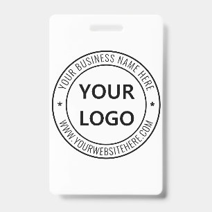 Design Your Own Business Badge Template with Logo