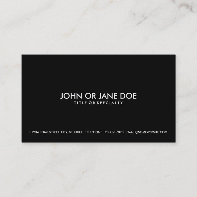 design your own business card (Front)