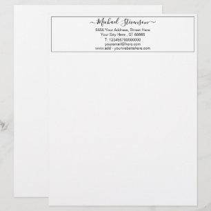 Design Your Own Business Letterhead Example