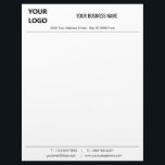 Design Your Own Business Letterhead Template<br><div class="desc">Custom Fonts and Colours - Personalized Design Your Own Business Letterhead with Logo - Add Your Logo - Image - Photo or QR Code / Name - Company / Address - Contact Information / More - Resize and move or remove and add elements / image with Customization tool. Choose fonts...</div>