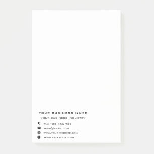Design Your Own Business Post-it® Notes Template