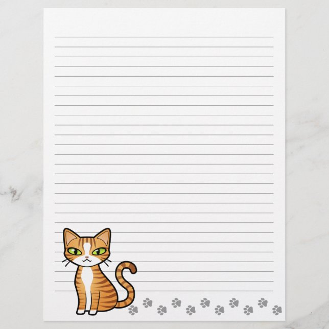 Design Your Own Cartoon Cat (Front)