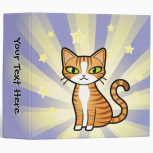 Design Your Own Cartoon Cat Binder