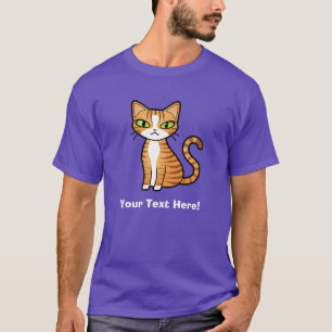 Design Your Own Cartoon Cat T-Shirt