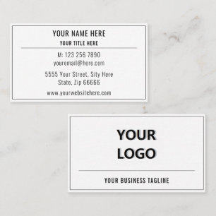 Design Your Own Colour Business Card Template