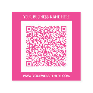 Design Your Own Colour QR Code Self-inking Stamp