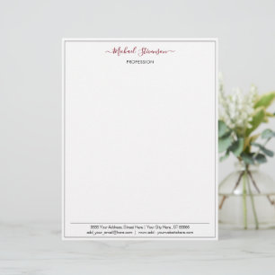 Design Your Own Colours Fonts Letterhead Template