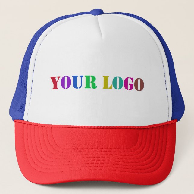 Design Your Own Company Logo Business Hat Template (Front)