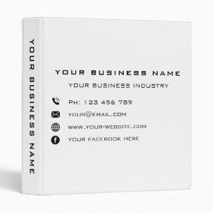 Design Your Own Custom Business Binder Template