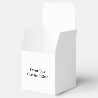 Design Your Own custom Classic 2x2x2 Favor Box