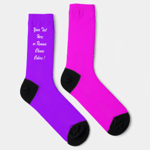 Design your Own Custom Colours and Text Socks