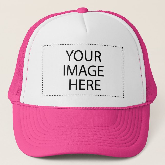 Design Your Own Custom Gifts - Blank Trucker Hat (Front)