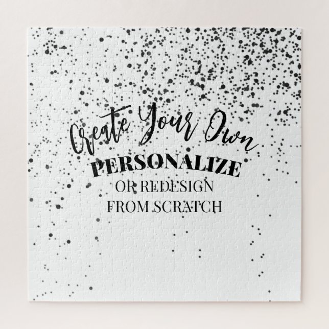 Design Your Own Custom Jigsaw Puzzle (Vertical)