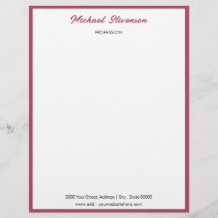 Design Your Own Custom Letterhead Template