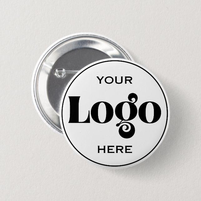 Design Your Own Custom Logo  2 Inch Round Button (Front & Back)