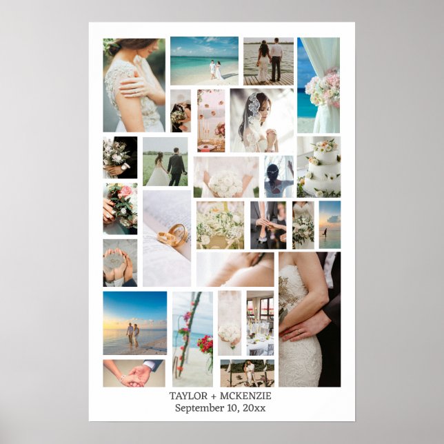 Design Your Own Custom Made Personalized 27 photo Poster (Front)