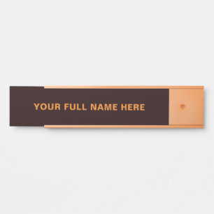 Design Your Own Custom Name Door Sign Example