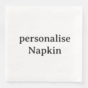 Design Your Own custom Paper Napkin