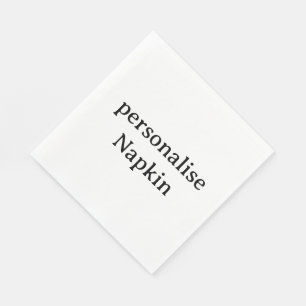 Design Your Own custom Paper Napkin
