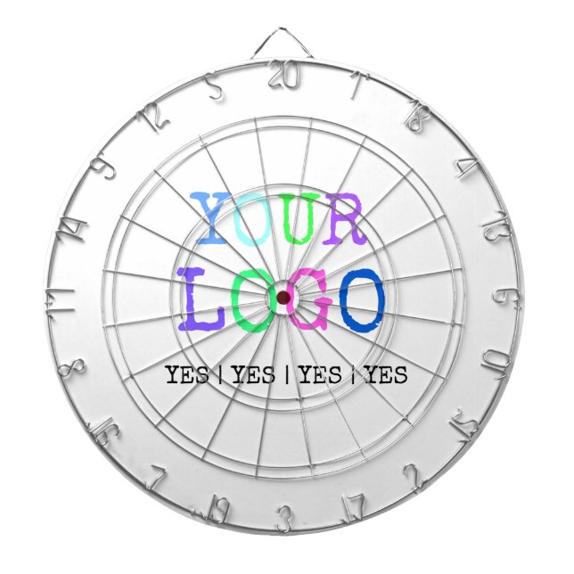 Design Your Own Custom Personalized Logo Dartboard (Front)