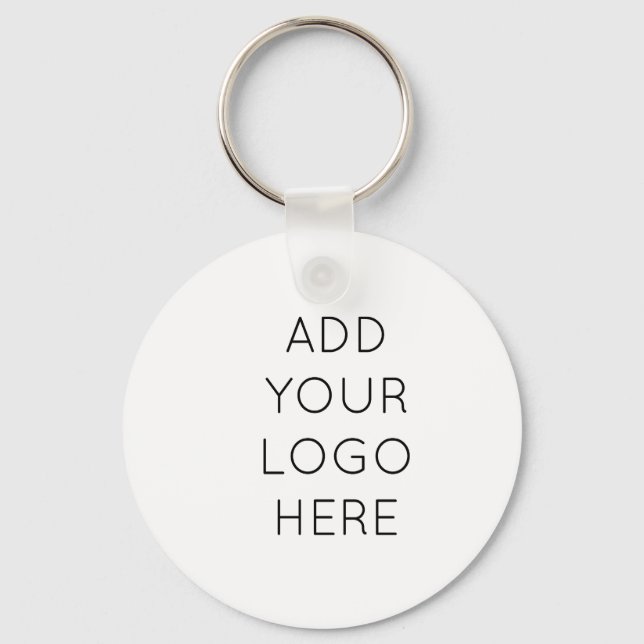 Design Your Own Custom Personalized Logo Image Keychain (Front)