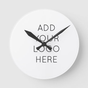 Design Your Own Custom Personalized Logo Image Round Clock