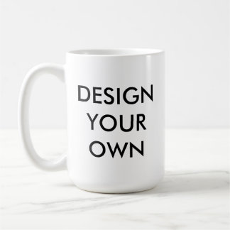 Design Your Own Custom Personalized White Mug