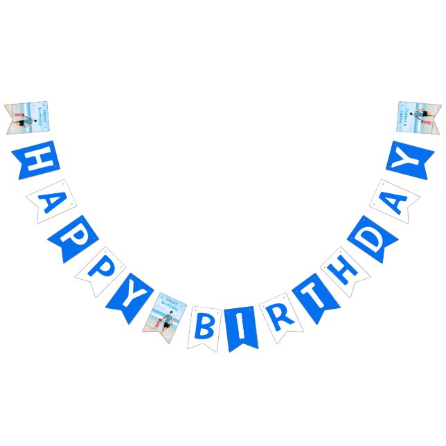 Design Your Own Custom Photo Birthday Flags (All)