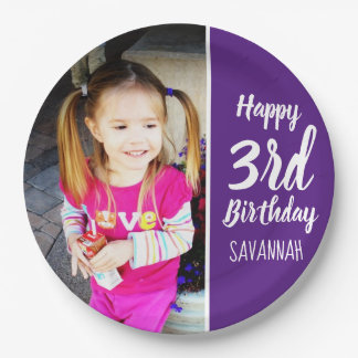 Design Your Own Custom Photo Birthday Party Plates