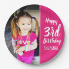 Design Your Own Custom Photo Birthday Party Plates