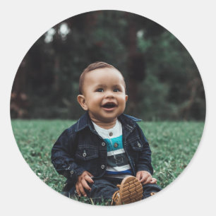Design Your Own Custom Photo Classic Round Sticker