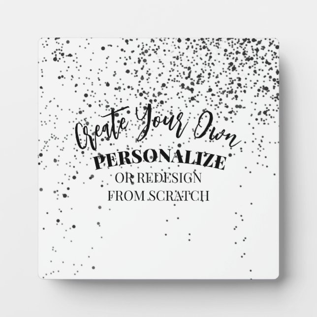 Design Your Own Custom Plaque (Front)