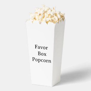 Design Your Own custom Popcorn 3.75x3.5x7.5 Favor Box