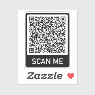Design Your Own Custom QR Code Sticker Template