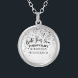 Design Your Own Custom Silver Plated Necklace<br><div class="desc">Add some personalized text or redesign this product completely from scratch by replacing our image with your own! Add your own text,  choose your favourite fonts and colours and visit Illusory Optics on Zazzle for more.</div>